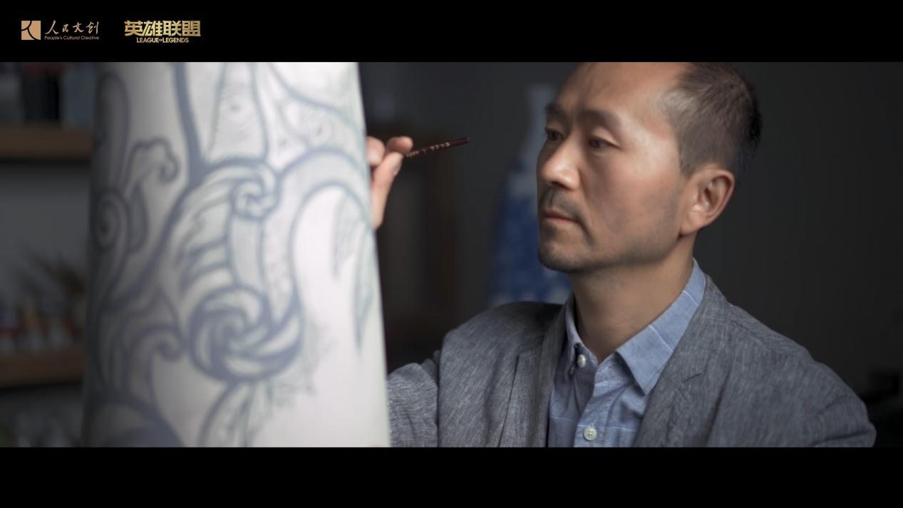人民文創(chuàng)與英雄聯(lián)盟共同打造國風(fēng)青花瓷,文化出海怎能不錨定數(shù)字空間?