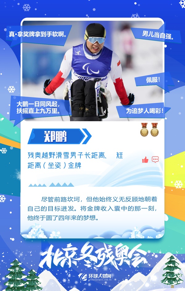 冬殘奧會(huì)收官！奪金運(yùn)動(dòng)員九宮格都放不下了