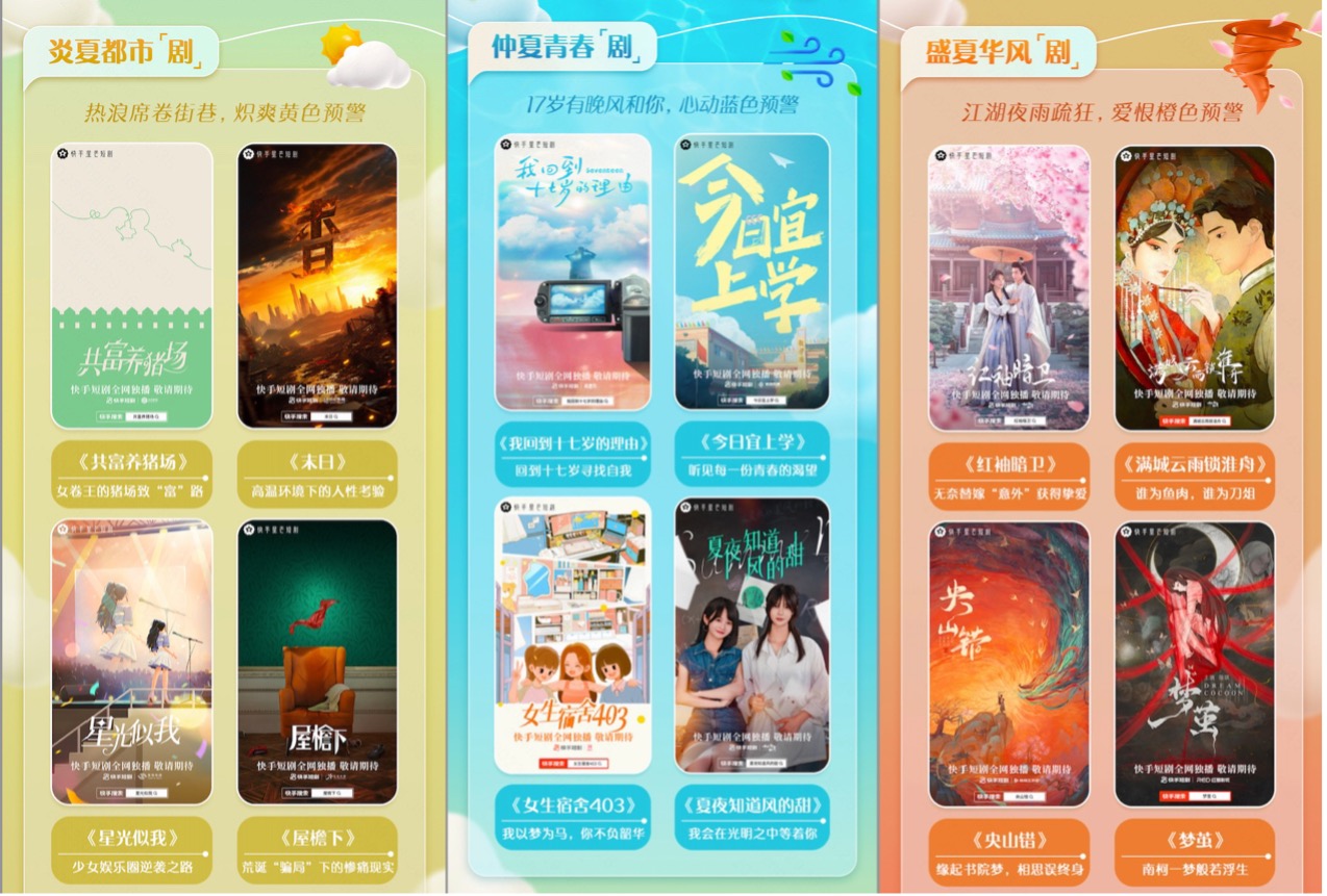 快手娛樂發(fā)布暑期計劃，以蓬勃精品內容呈現(xiàn)大眾娛樂無限精彩