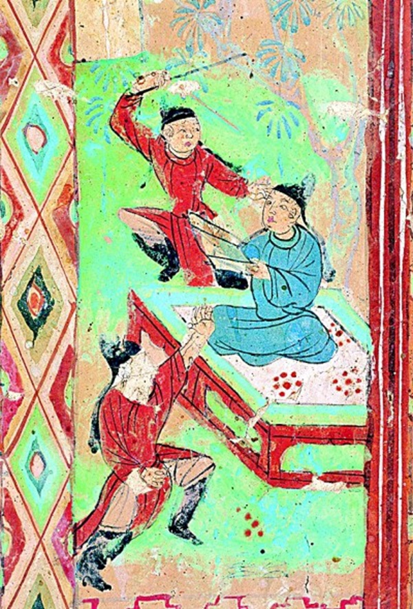 摔跤、舉重、游泳……敦煌壁畫中也有“運(yùn)動(dòng)會(huì)”