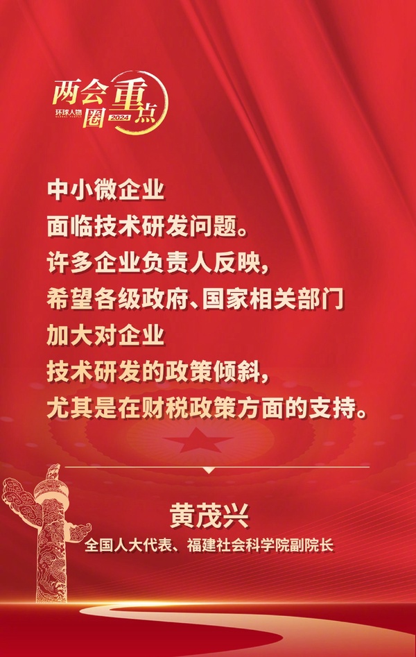 全國人大代表、福建社會科學院副院長黃茂興